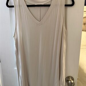 Zenana Outfitters Cream Tank Top with Relaxed Fit